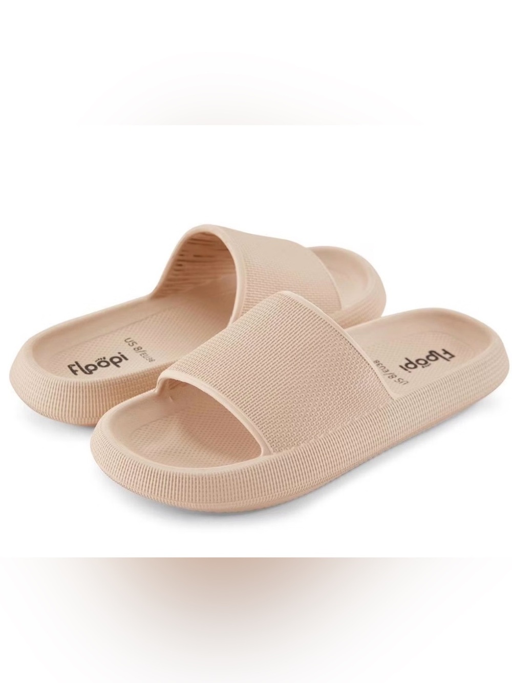 Floopi women  Mickey Cloud Slides , Nude size 10